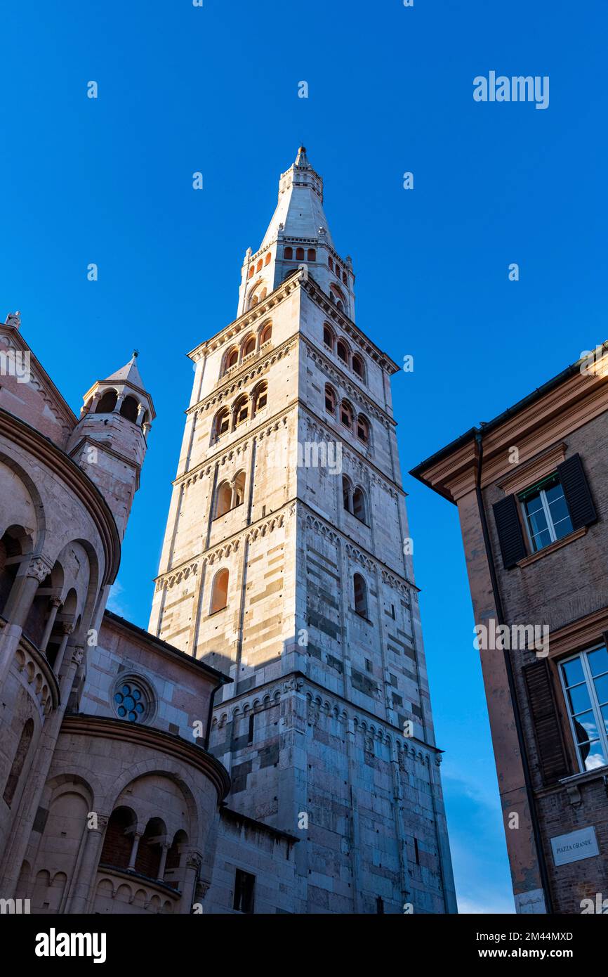 Cathedral of Santa Maria Assunta and Saint Geminianus, Unesco world heritage site Modena, Italy Stock Photo