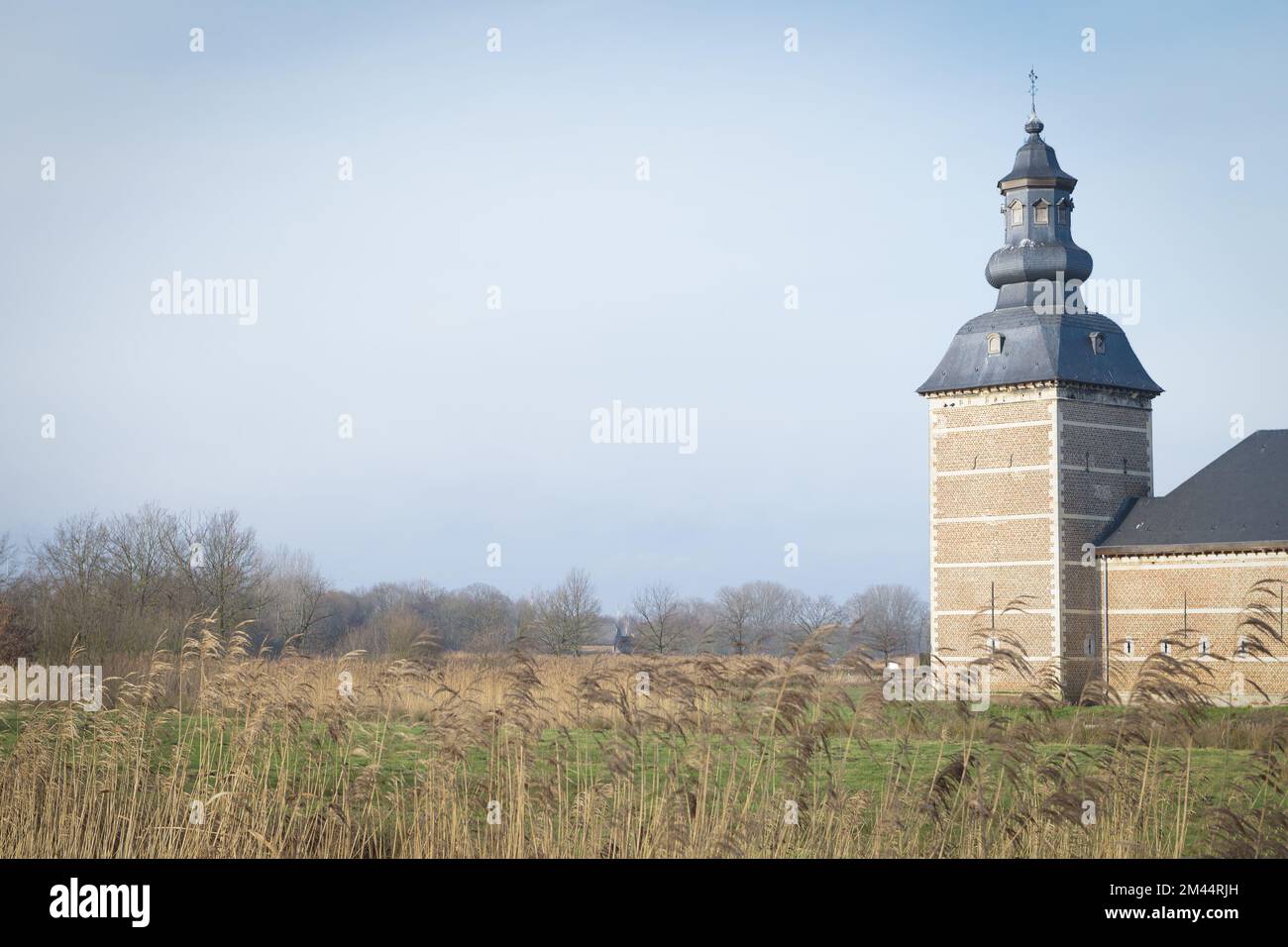 Hasselt. Limburg Belgium 24012021. An ancient European castle