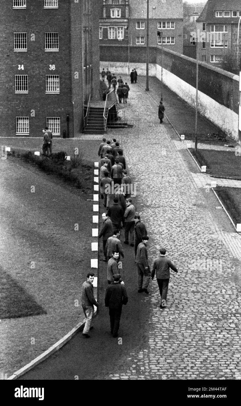 Life in the prisons and penitentiaries Werl, Butzbach and Muenster in