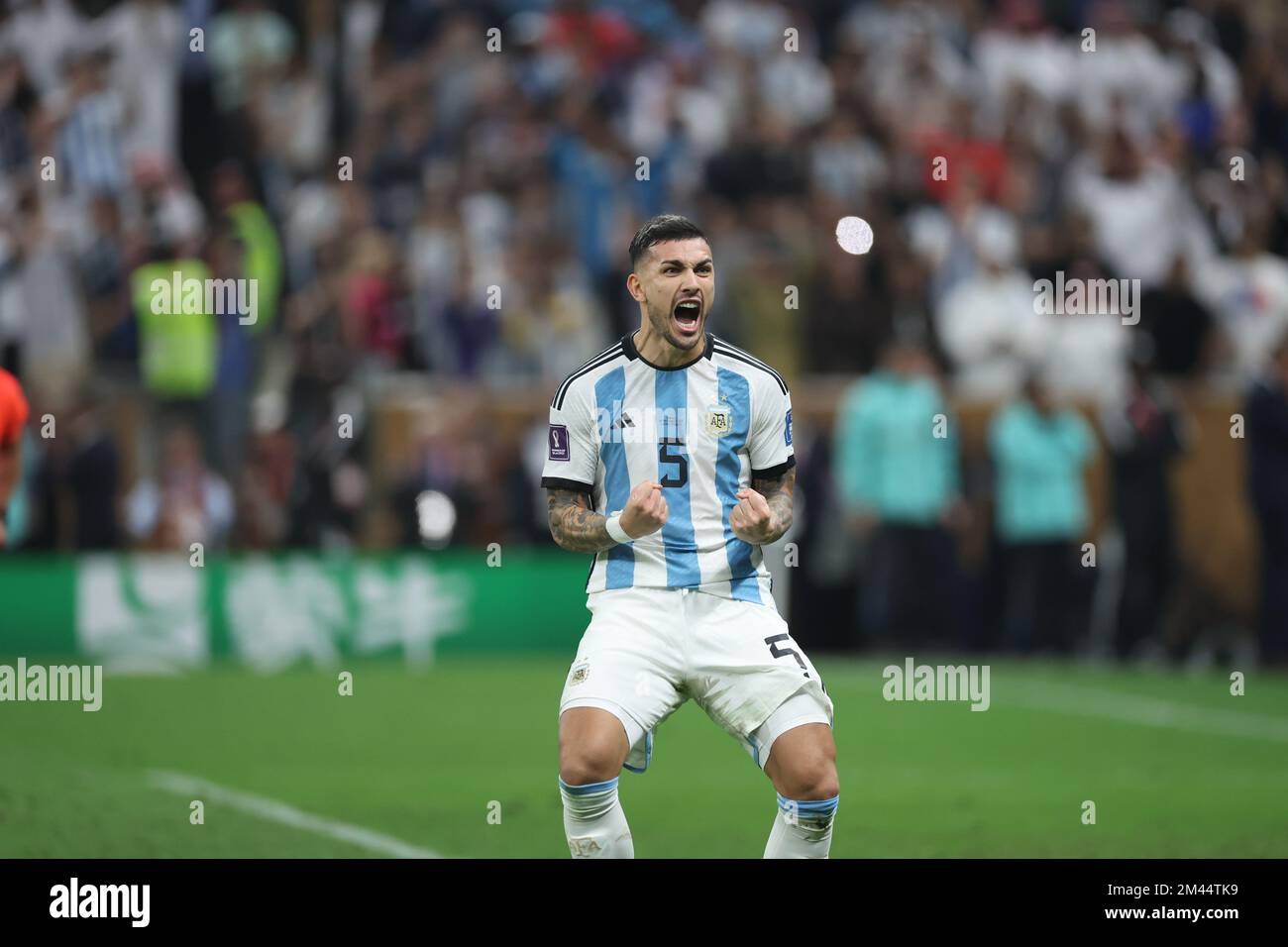 Doha, Qatar. 18th Dec, 2022. Leandro Paredes Argentina player during a