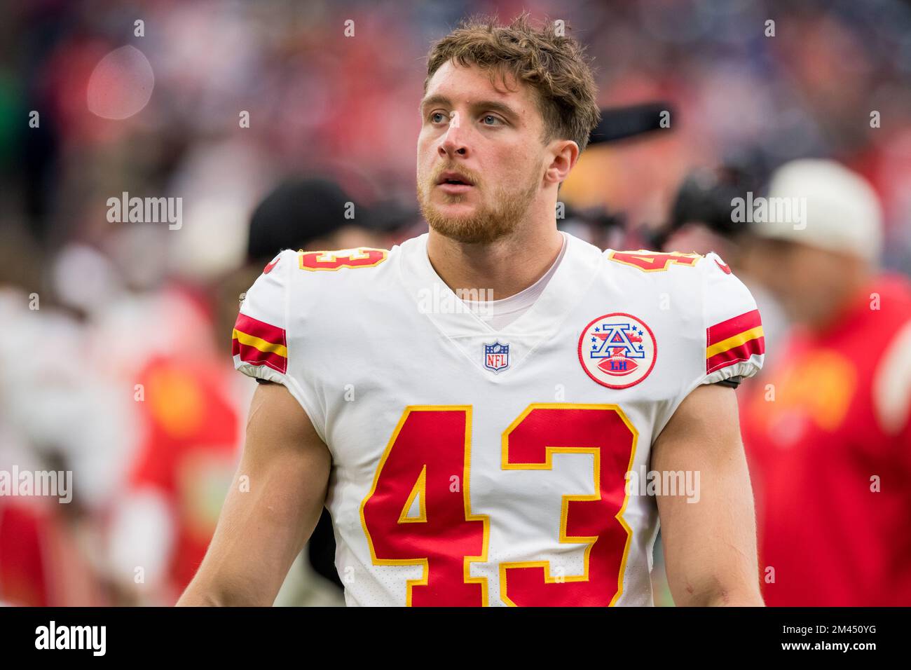 December 18, 2022 Kansas City Chiefs linebacker Jack Cochrane (43