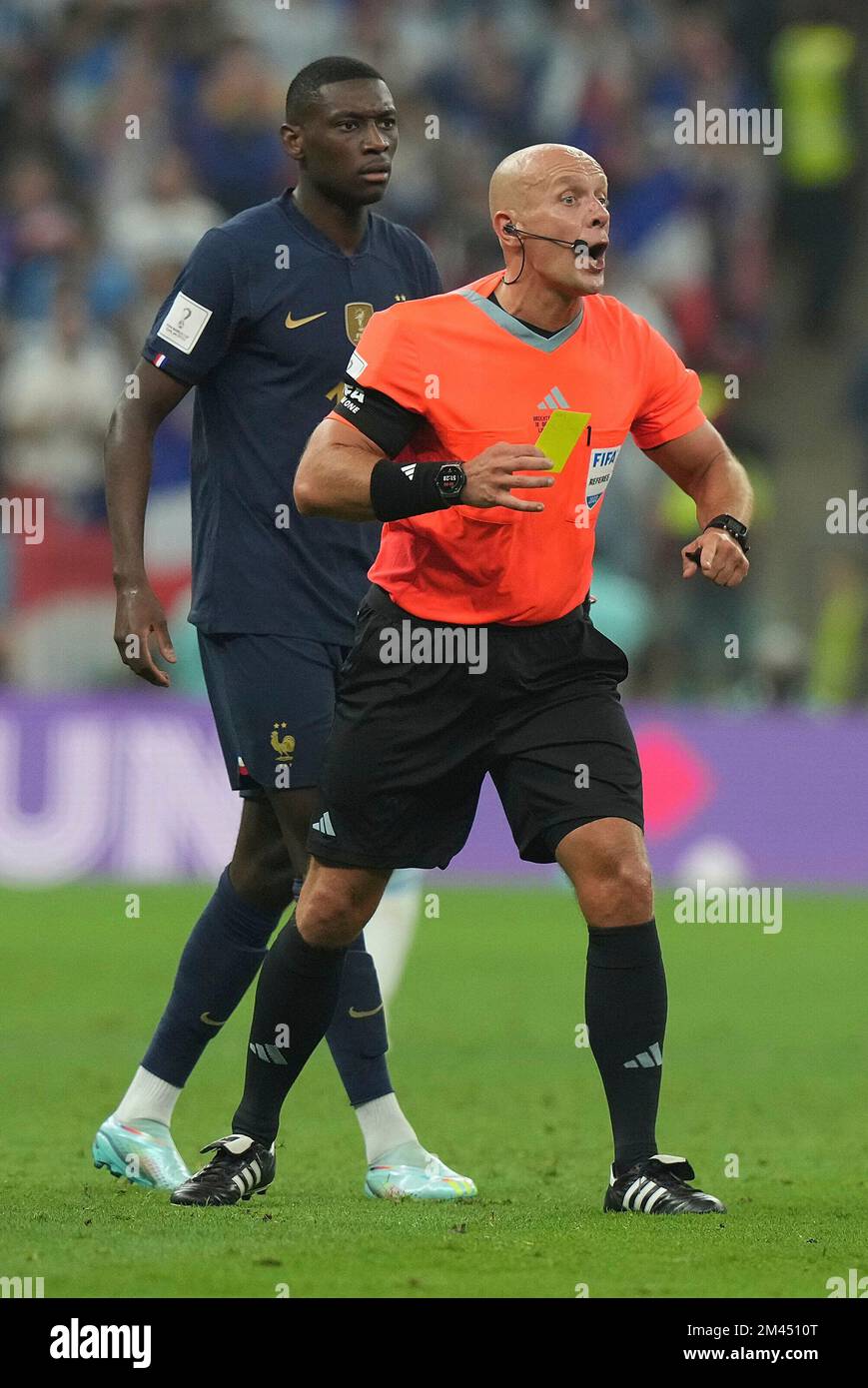 12/18/2022, Lusail Iconic Stadium, Doha, QAT, World Cup FIFA 2022, final, Argentina vs France, in the picture referee referee Szymon Marciniak (Poland) Stock Photo