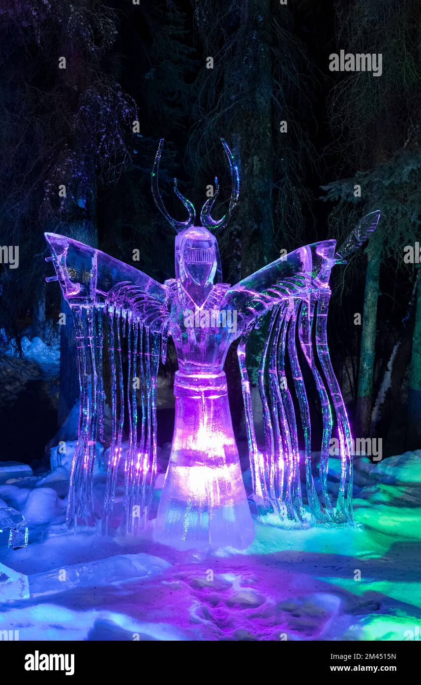 North America; United States; Alaska; Fairbanks; Winter; Festivals; Ice