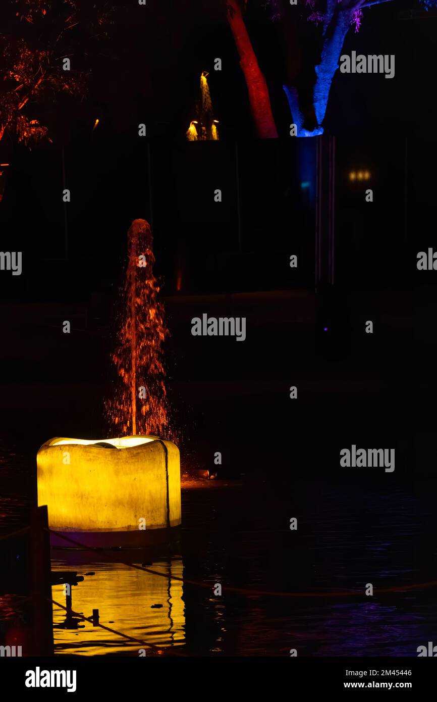 panteon with candles, altar monument to remember the dead Stock Photo