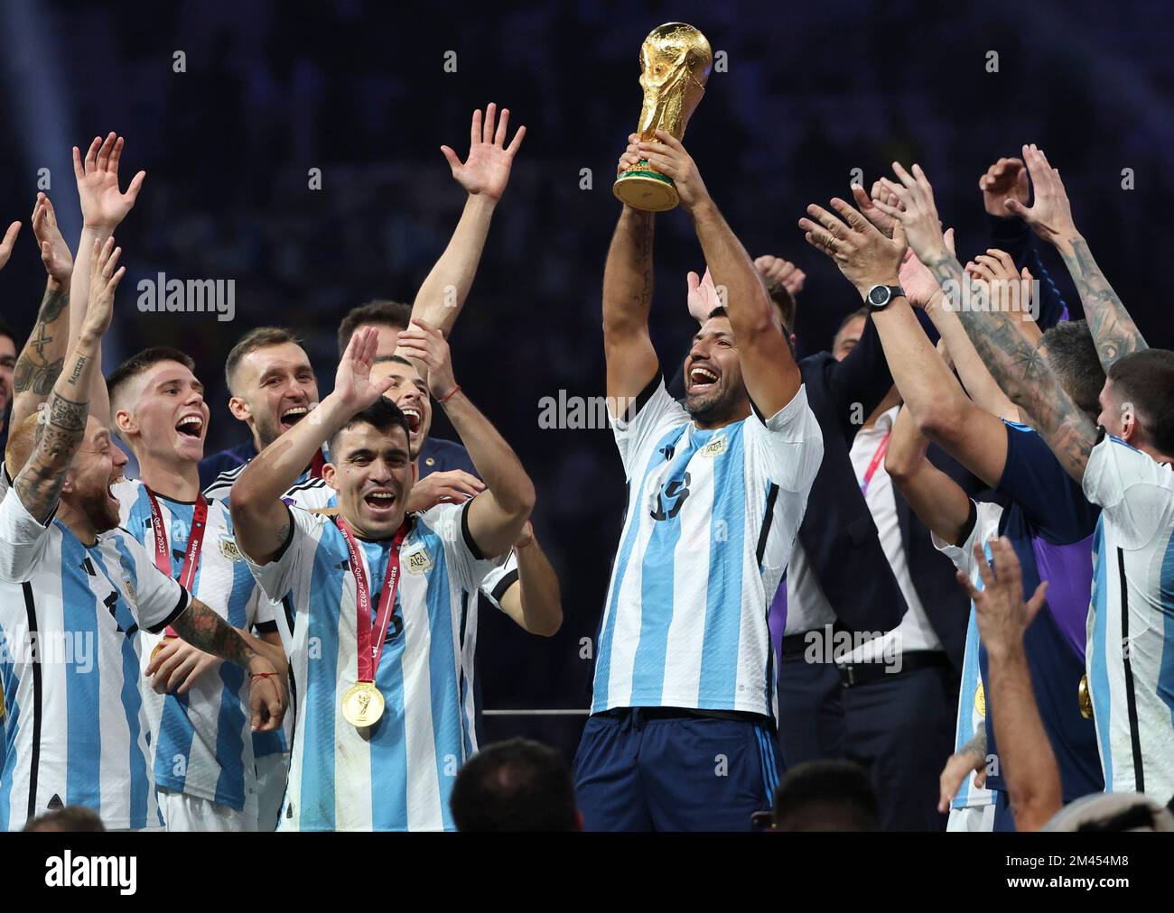 PLACAR WORLD CUP 2022 = ARGENTINA CHAMPION Messi Qatar Brazil Football  Magazine