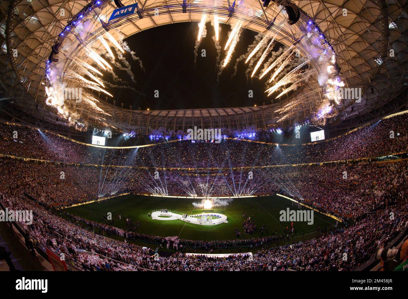 A General View Inside The Stadium During Argentina V France Match Final 