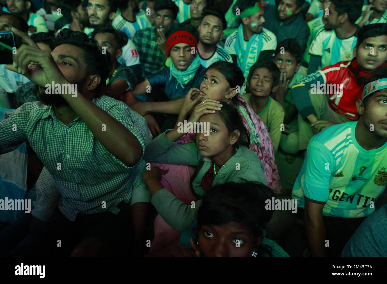 Thousands Of People Watching Argentina And France Football Game In thousands-of-people-watching-argentina-and-france-football-game-in