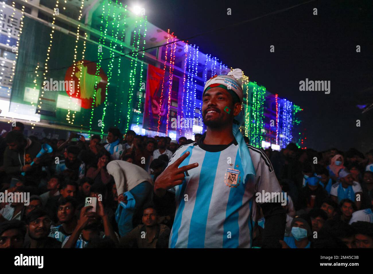 Thousands Of People Watching Argentina And France Football Game In thousands-of-people-watching-argentina-and-france-football-game-in