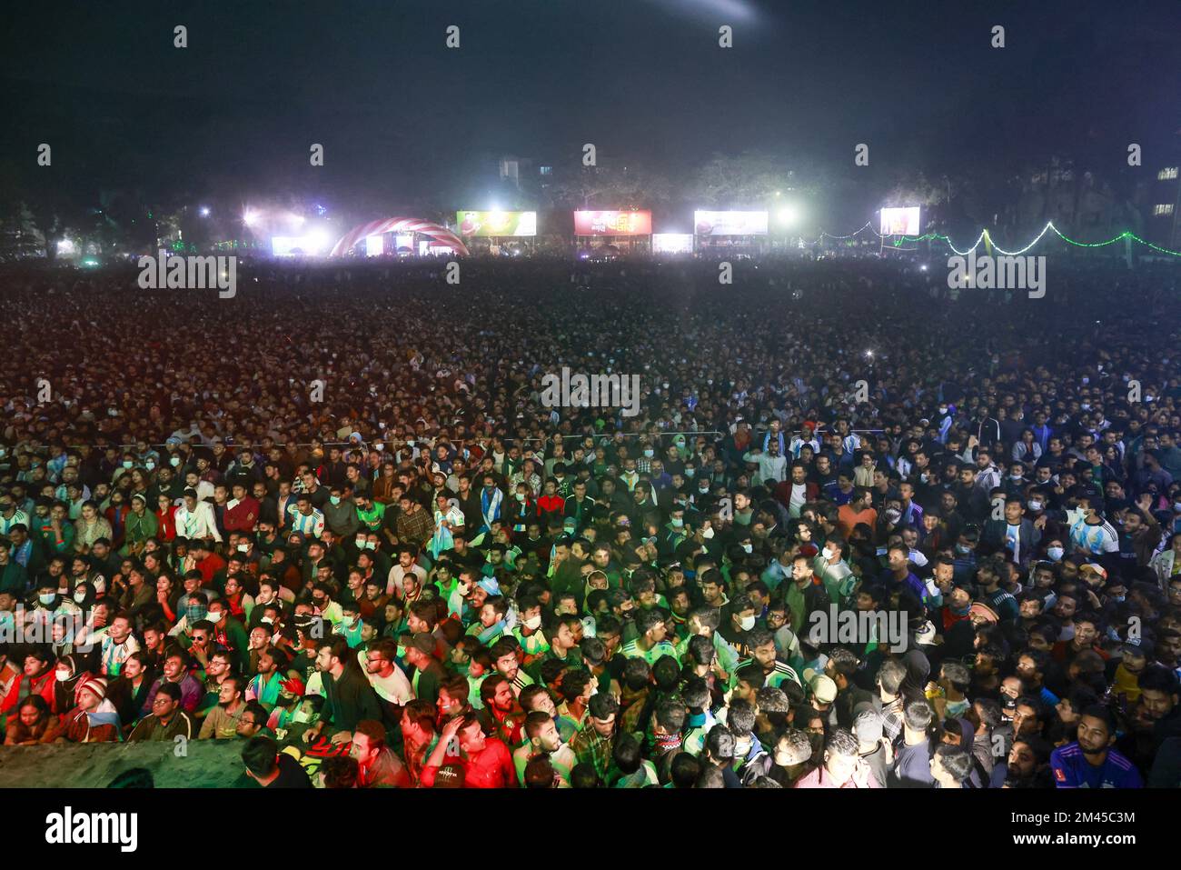 Thousands Of People Watching Argentina And France Football Game In thousands-of-people-watching-argentina-and-france-football-game-in