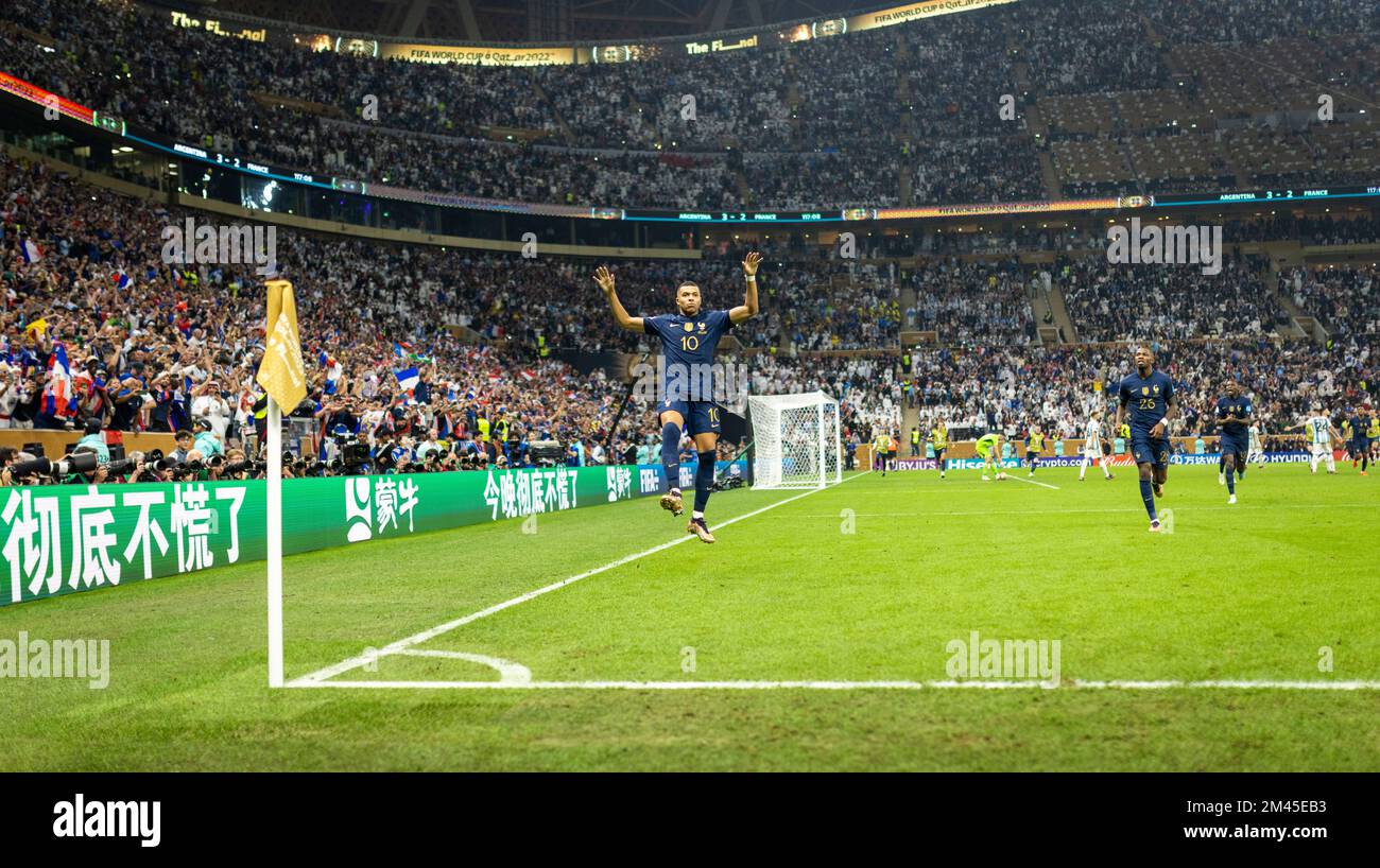 Doha Qatar 18th Dec 2022 Goal Celebration Kylian Mbappe FRA doha-qatar-18th-dec-2022-goal-celebration-kylian-mbappe-fra