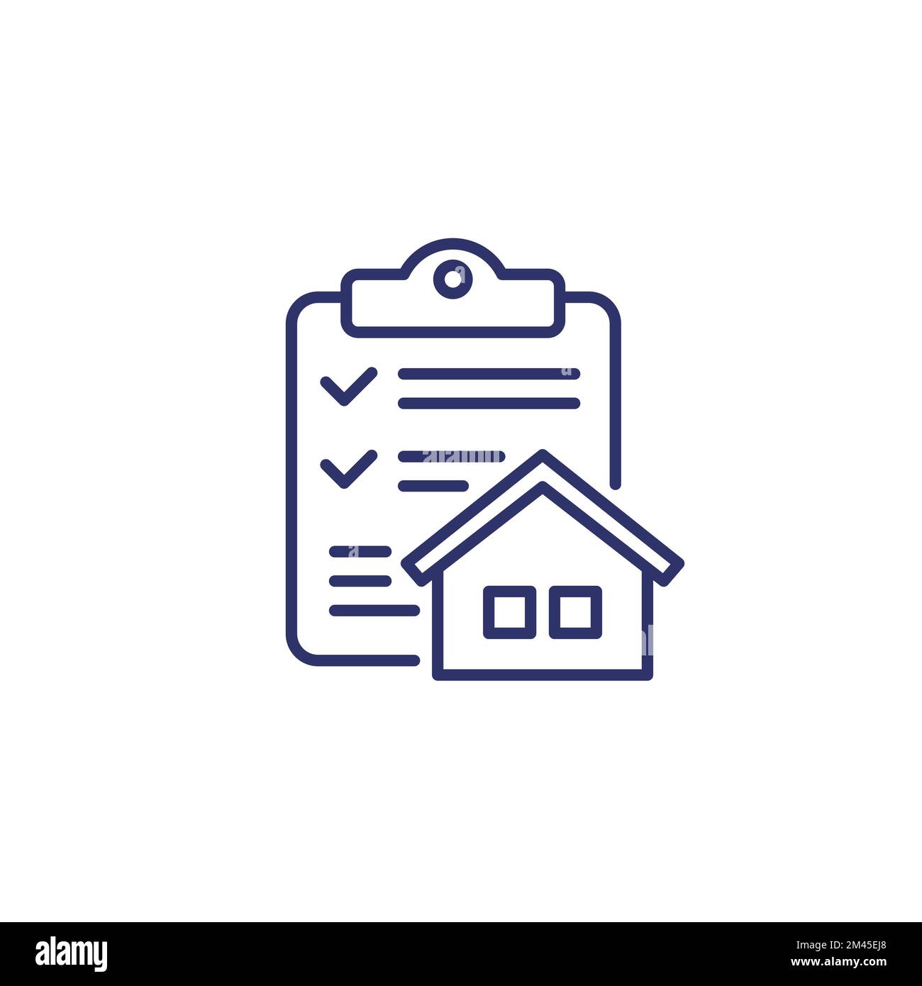 Building permit icon, line vector Stock Vector Image & Art Alamy