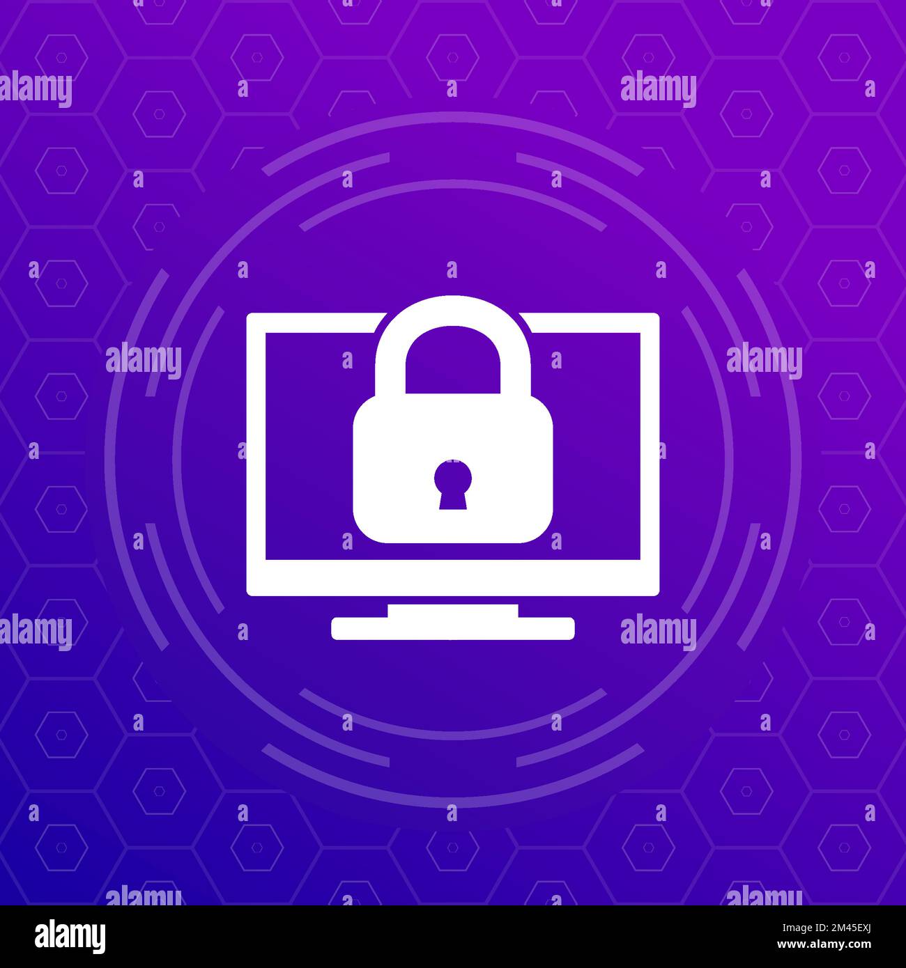 TV and lock icon for web Stock Vector Image & Art Alamy