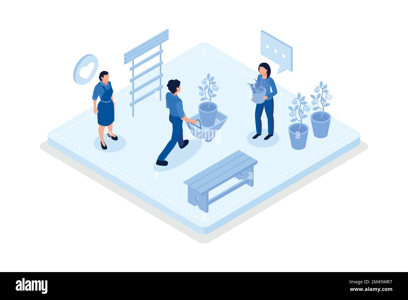 Volunteering vector vectors hi-res stock photography and images - Alamy