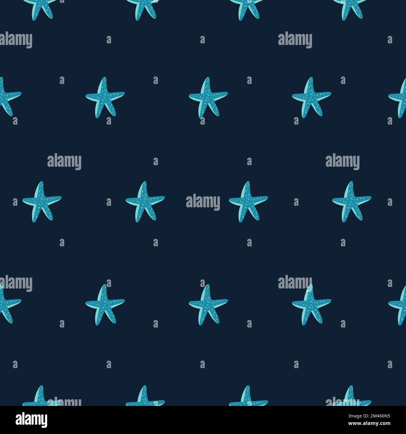 pink sea star on white background seamless pattern Stock Vector Image ...