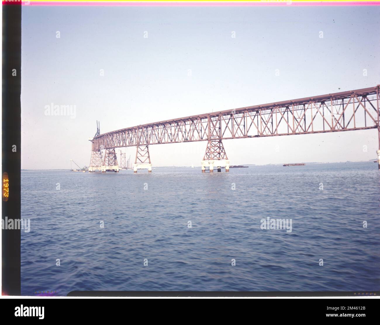 Chesapeake Bay Bridge Construction. State Maryland Stock Photo Alamy