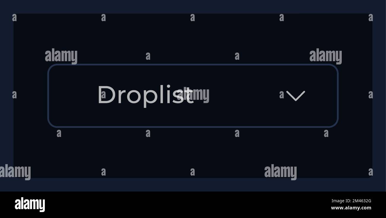 Droplist Stock Vector Images - Alamy