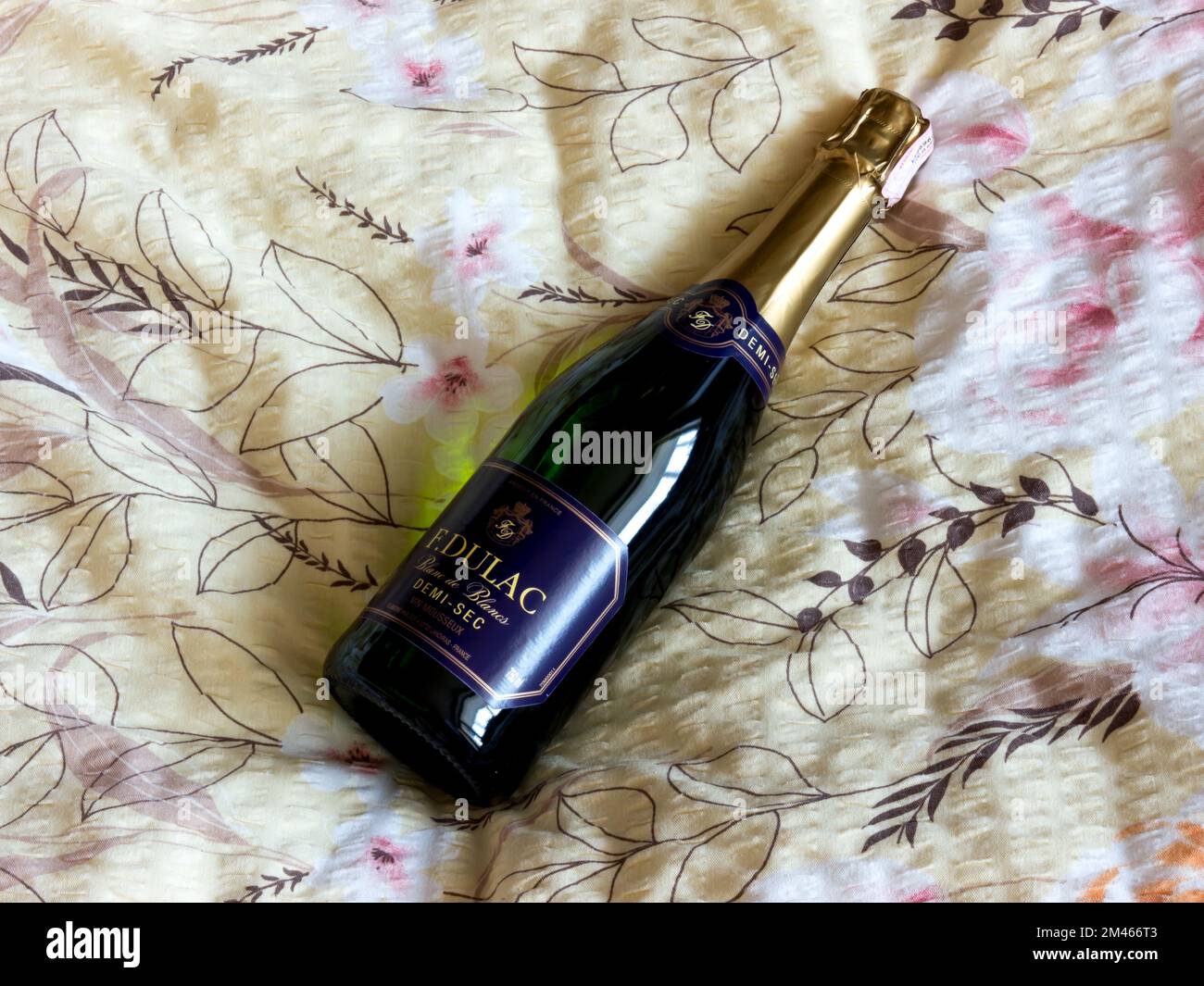 French champagne F. Dulac Stock Photo - Alamy