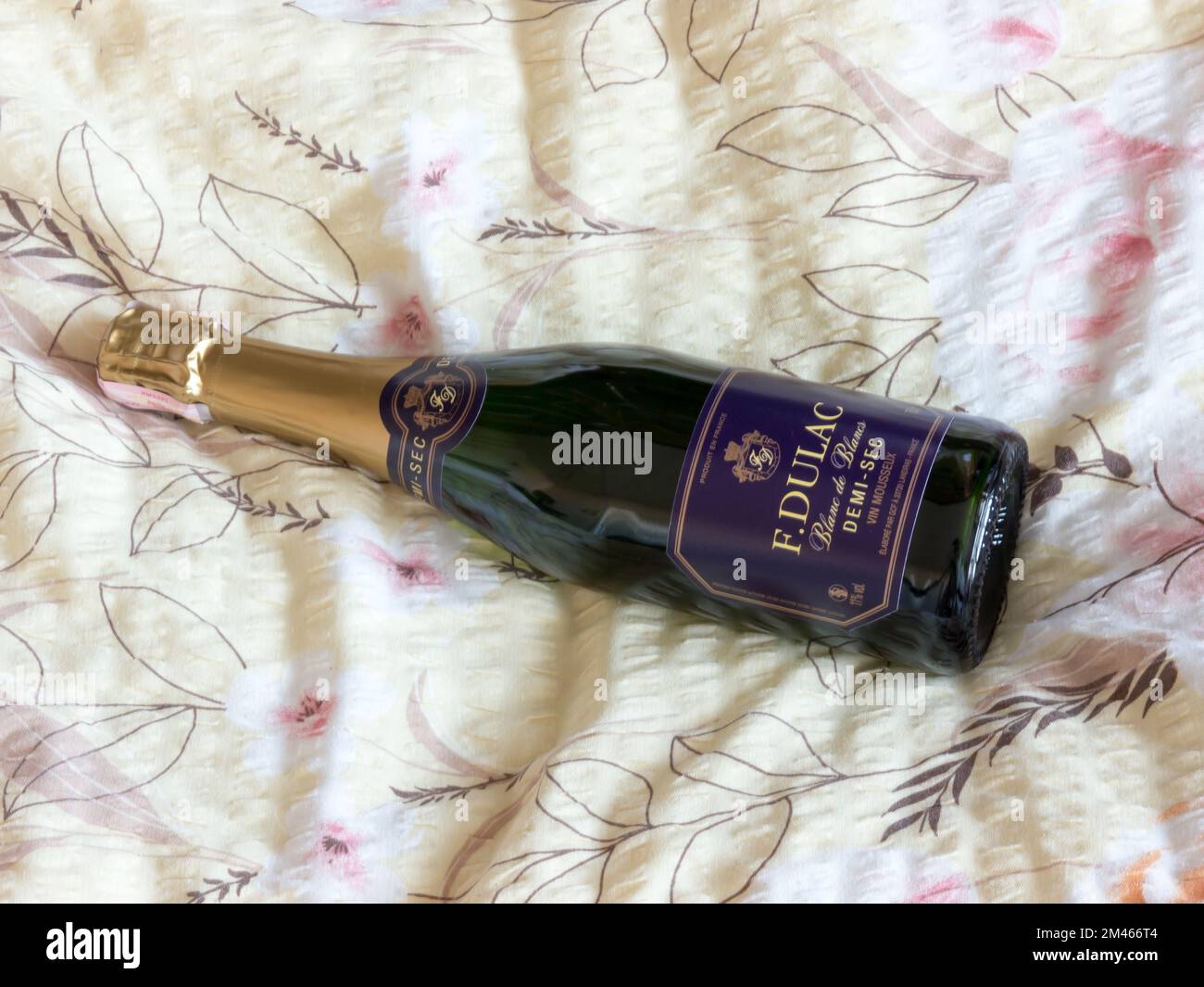 French champagne F. Dulac Stock Photo - Alamy