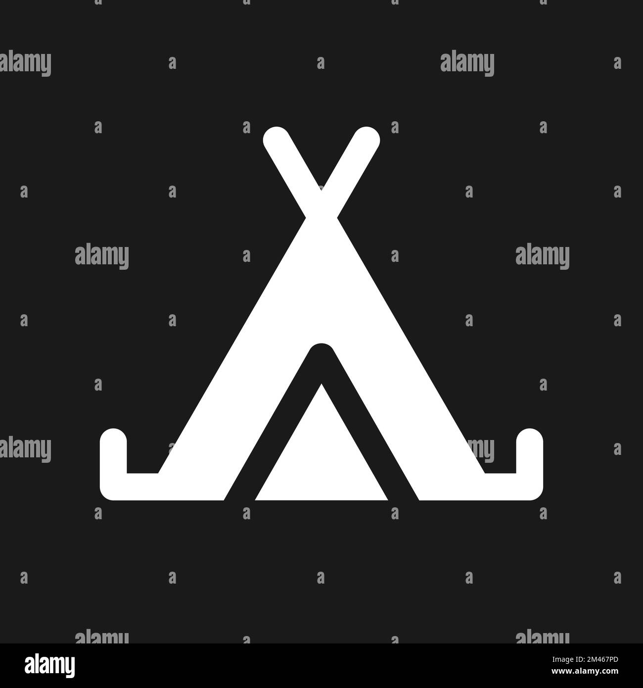 Campground site Black and White Stock Photos & Images - Alamy