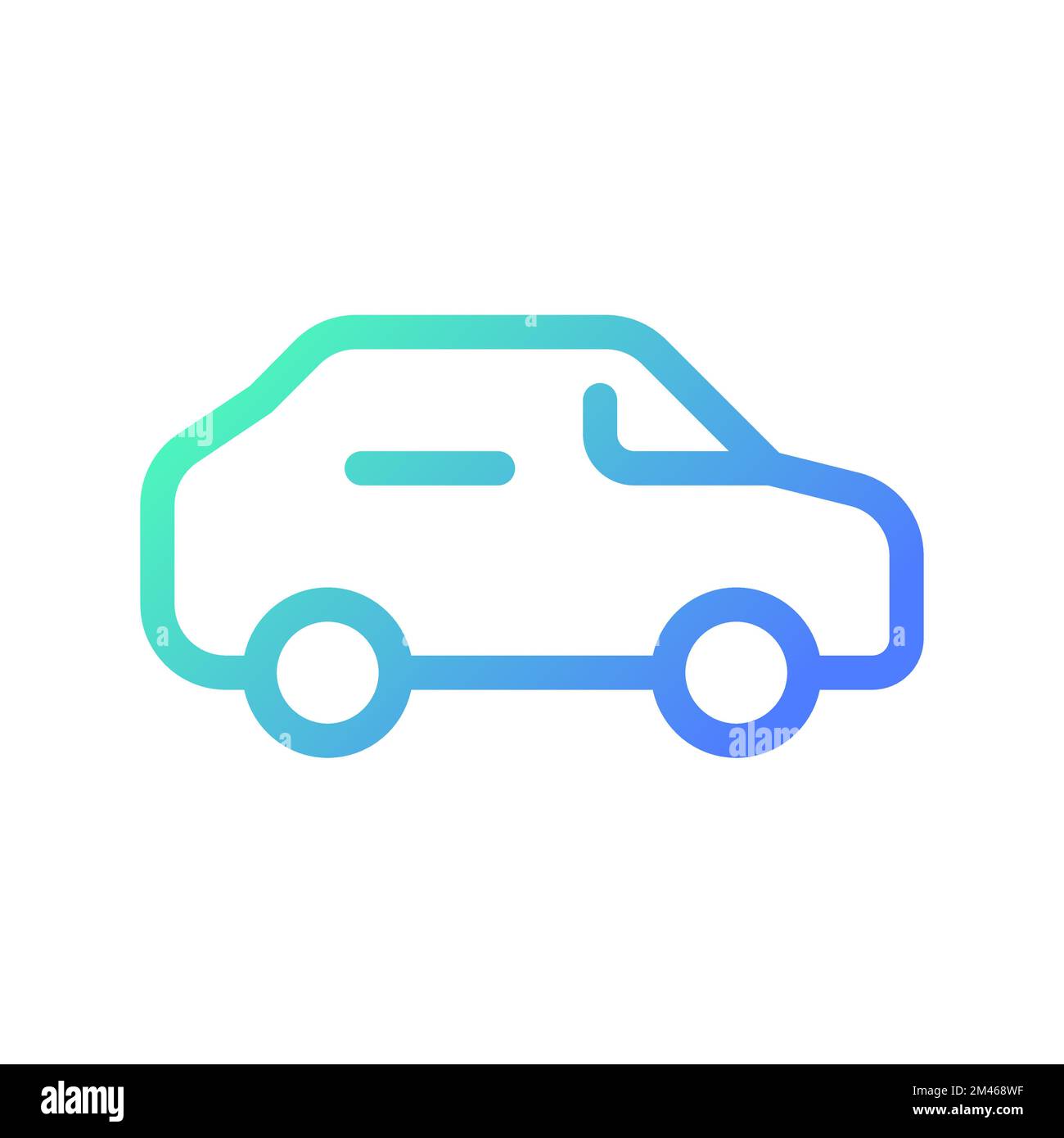 Automobile pixel perfect gradient linear ui icon Stock Vector Image ...
