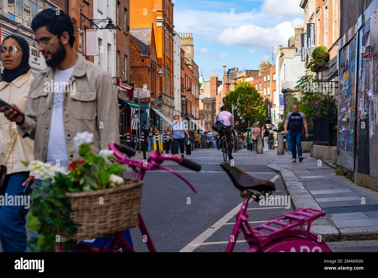 South William Street, Dublin City, Ireland Stock Photo