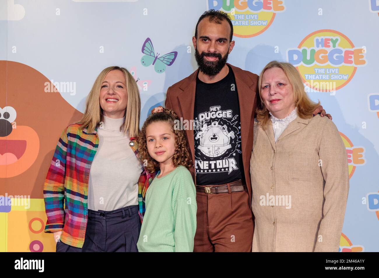 Co-adapter of Hey Duggee Live, Matthew Xia, arriving at The Royal Festival Hall for the press performance. Photo by Amanda Rose/Alamy Stock Photo