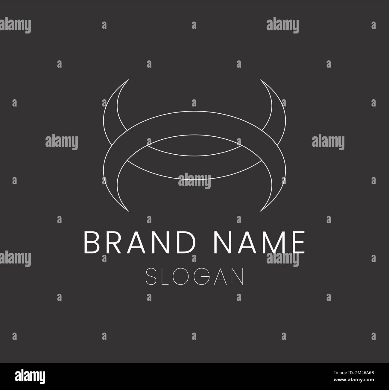 A vector of a simple brand logo Stock Vector Image & Art - Alamy