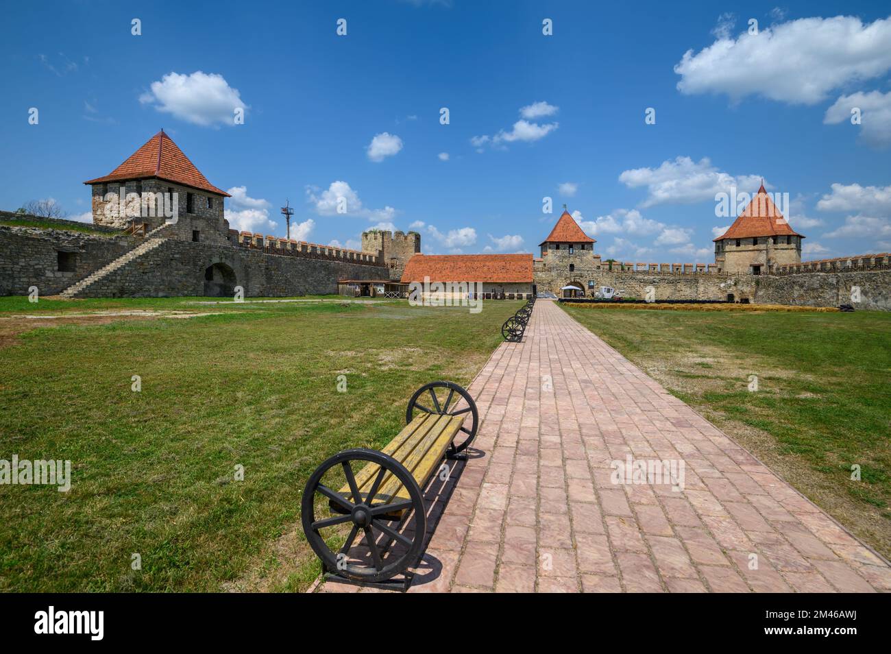 Old Turkish fortress Bender in Tighina, Transnistria, Moldova Stock Photo