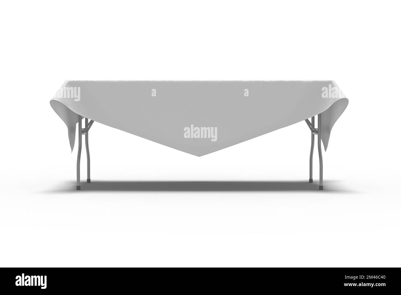 Trade show exhibition tapered table cloth runner adjustable cloth