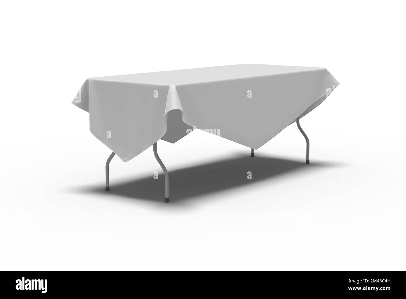 Trade show exhibition tapered table cloth runner adjustable cloth