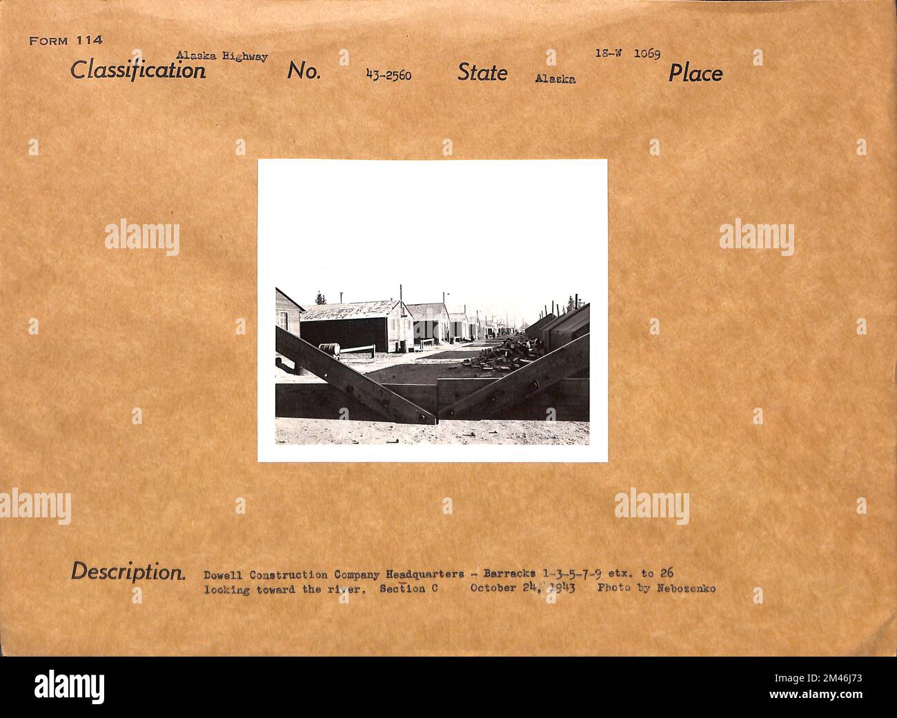 Dowell Construction Company. Original caption Dowell Contruction