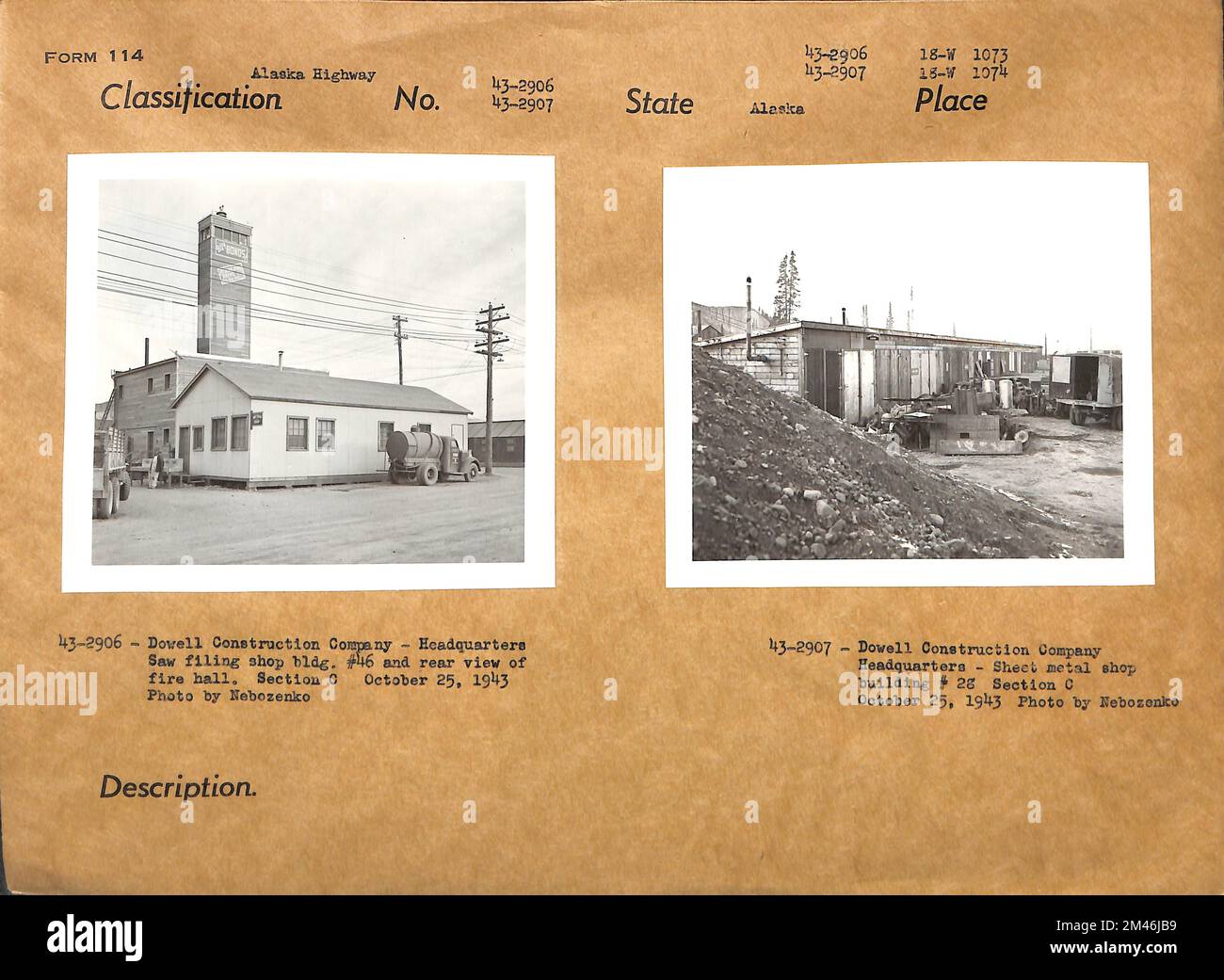 Dowell construction Company. Original caption 432906Dowell