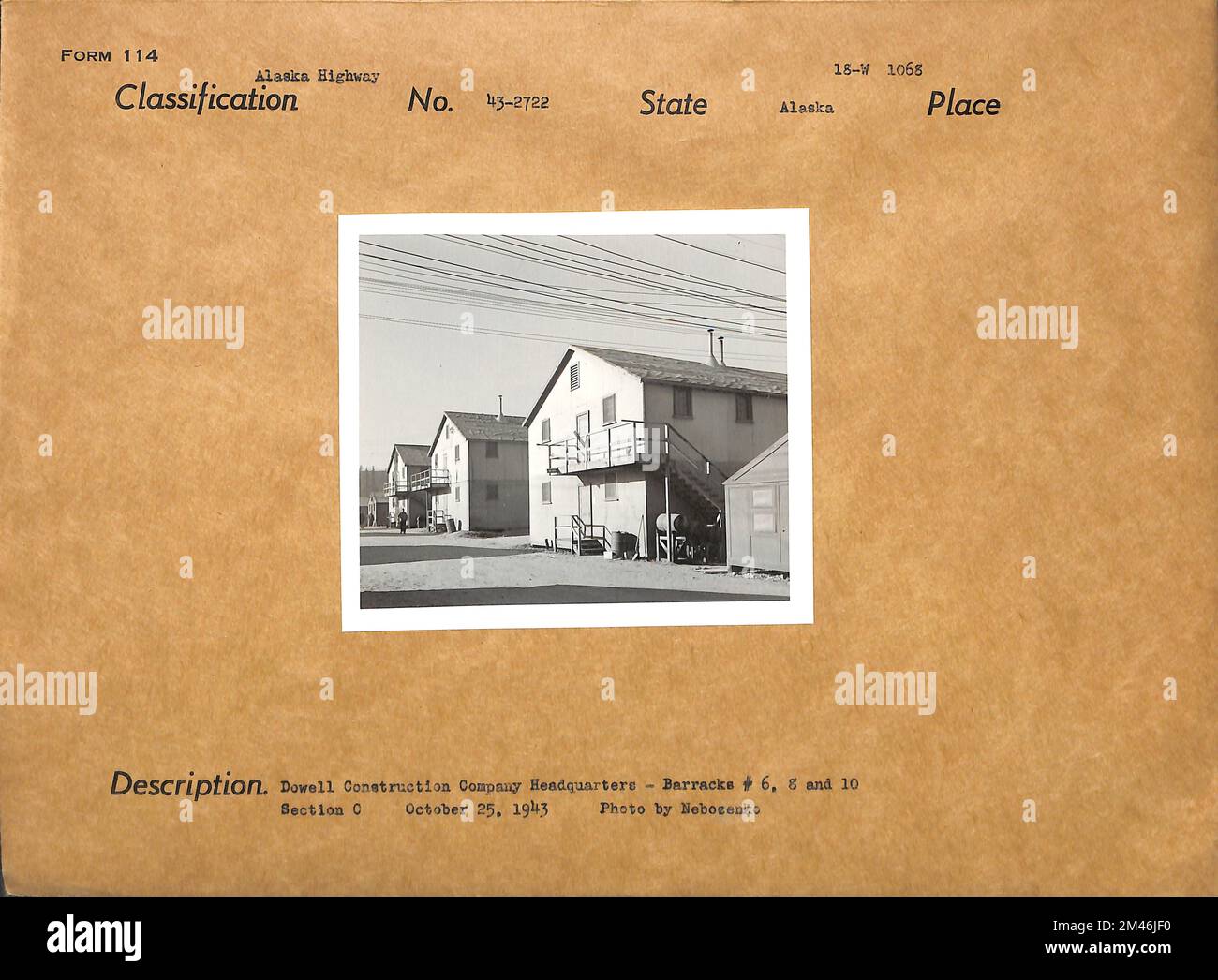 Dowell Construction Company. Original caption Dowell Construction