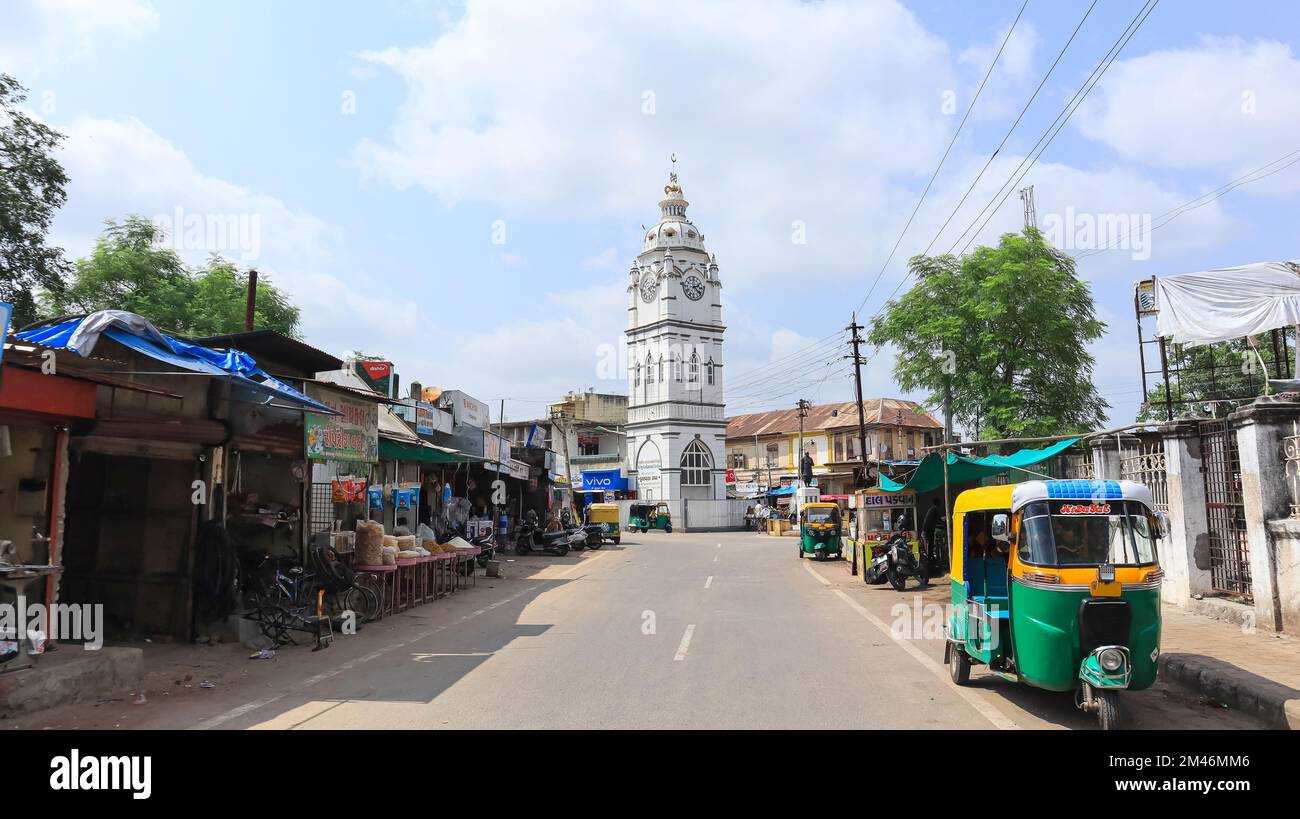 View of Clock Tower of Sidhpur, Gujarat, India Stock Photo Alamy