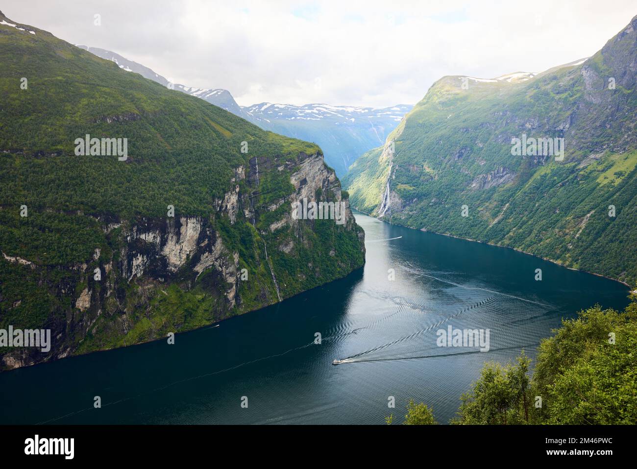View of fjords Stock Photo - Alamy