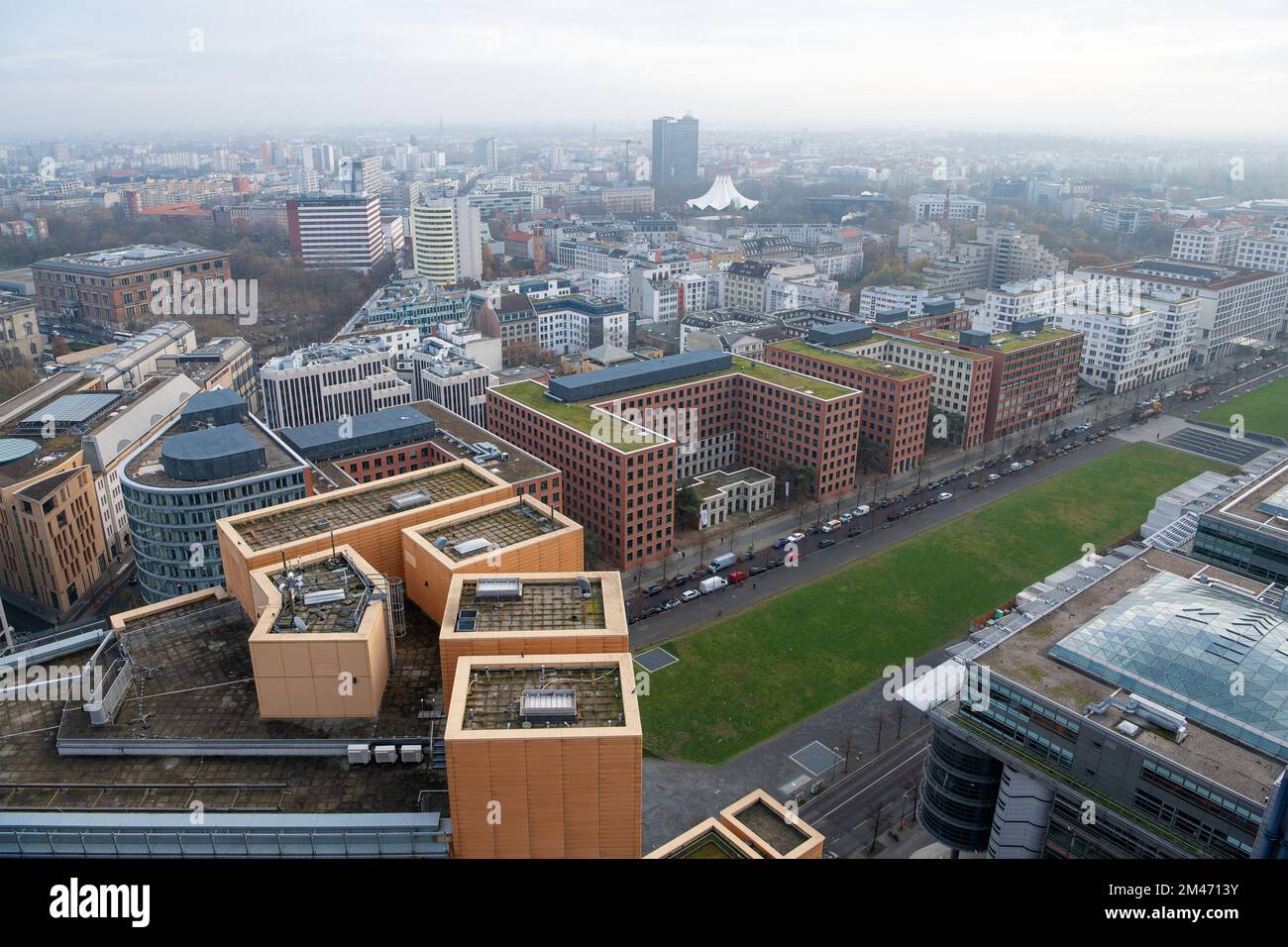 Berlin city aerial hi-res stock photography and images - Alamy