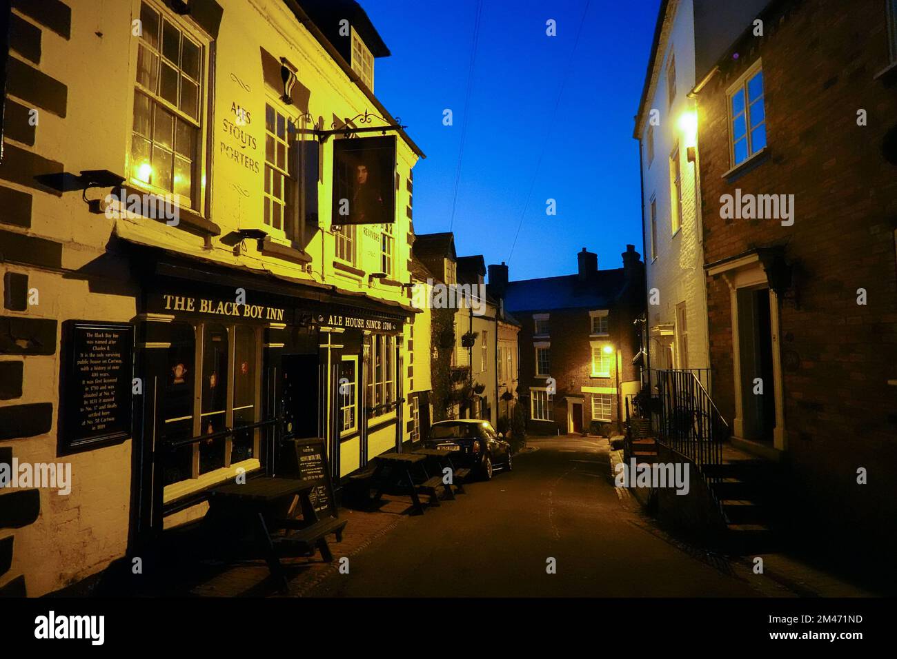 the cartway Bridgnorth Stock Photo Alamy
