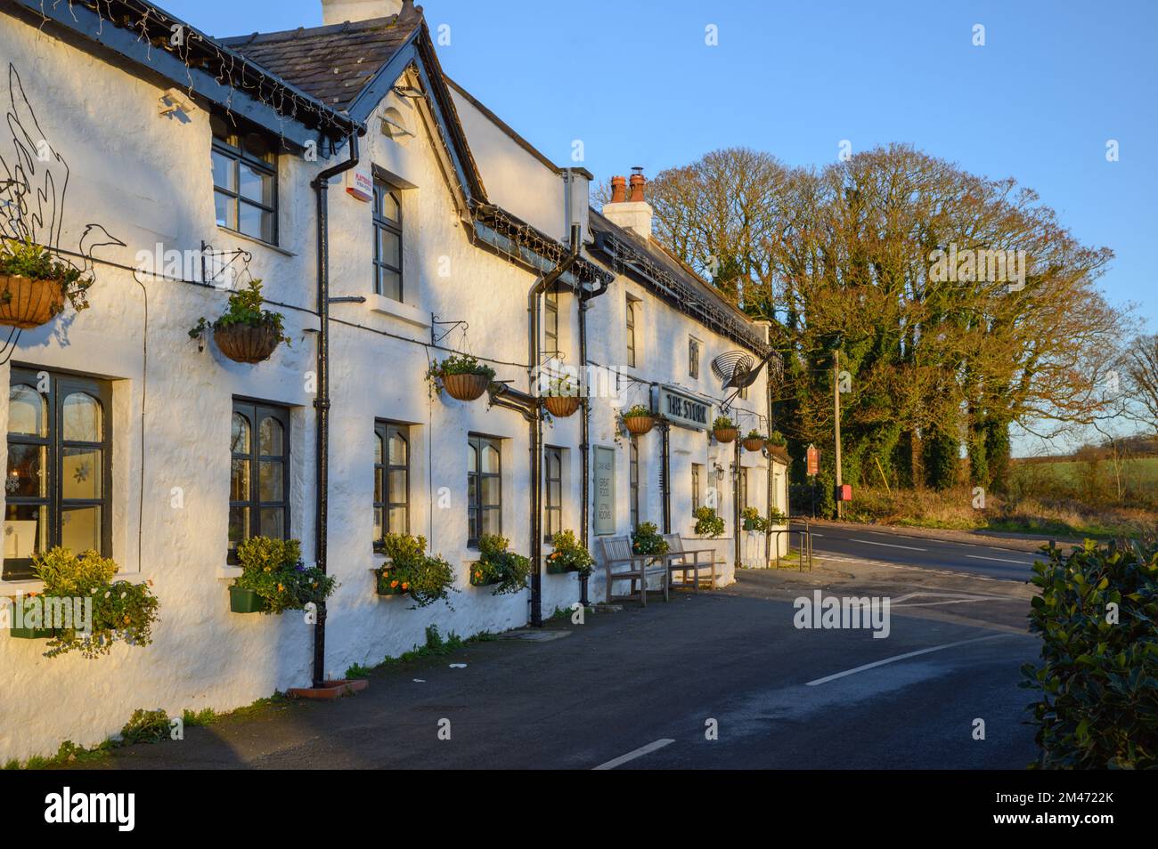 The Stork at Conder Green near Lancaster Stock Photo
