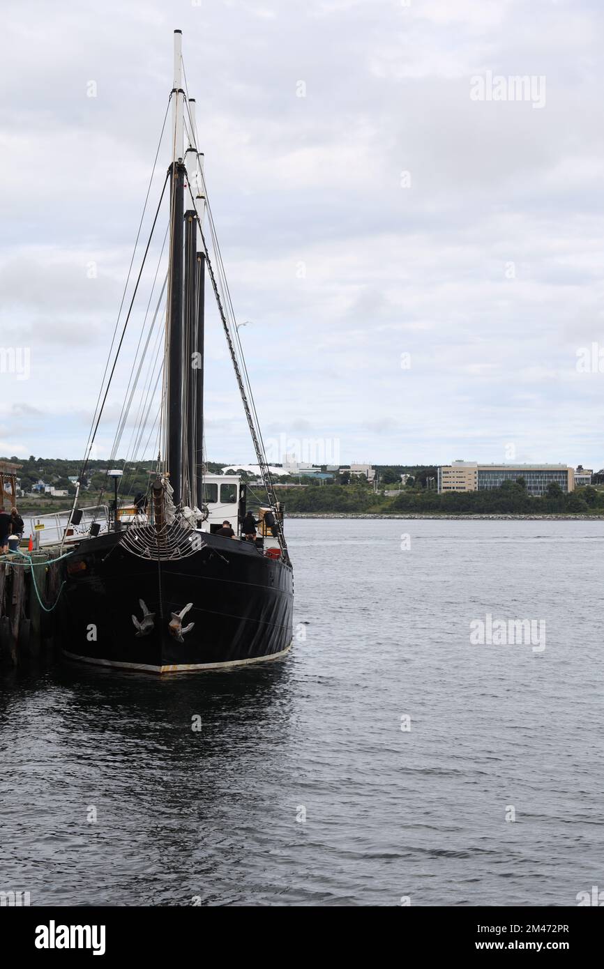 Sailing ship in the port of Halifax, Nova Scotia Stock Photo Alamy