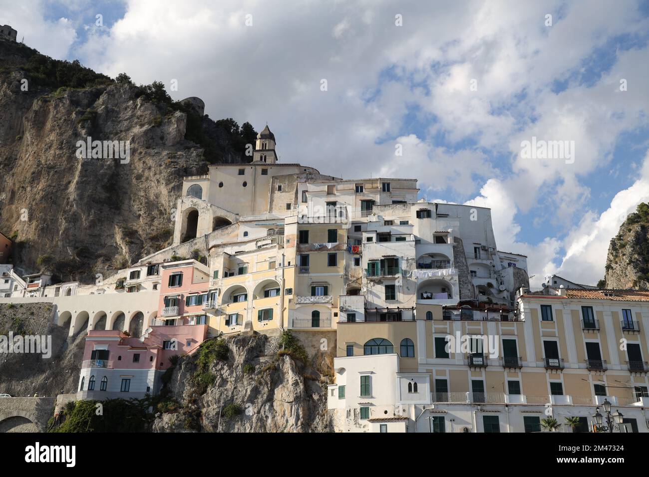 View of Amalfi ancient maritime republic, Italy Stock Photo