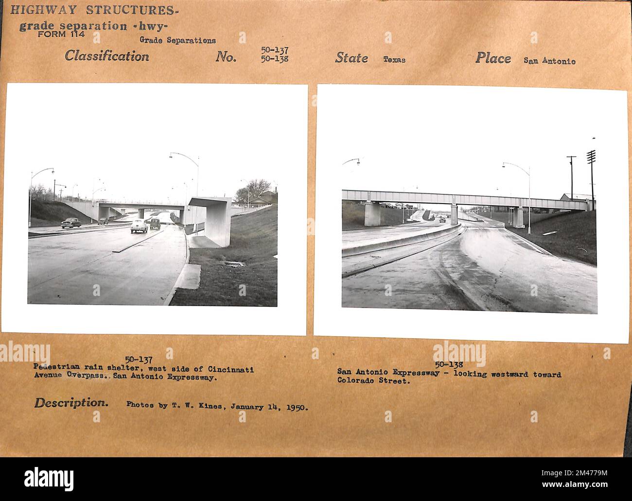 San antonio expressway west side of cincinnati avenue overpass