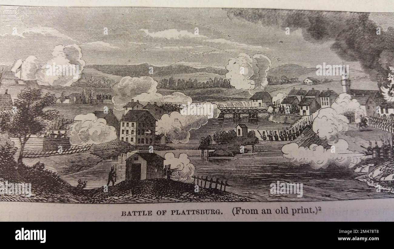 Battle of Plattsburgh II Stock Photo Alamy