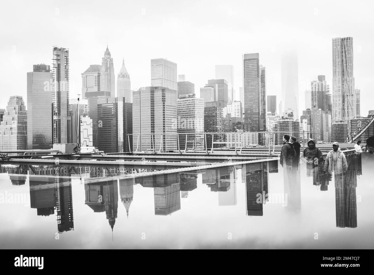 New York Manhattan, 02.10 - 10.10.22: Skyline von New Work von der ...