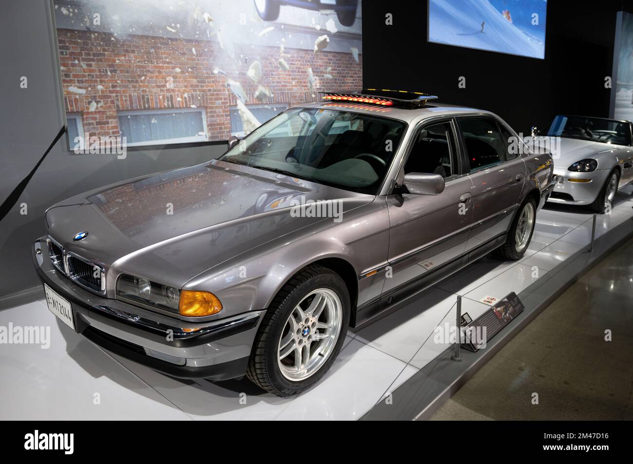 BMW E38 7-series editorial stock photo. Image of engine - 64295303