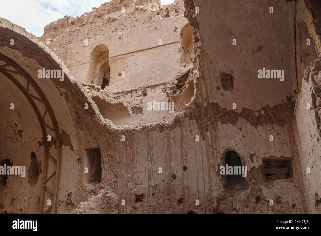 The Monastery of Anba Hatre, also known as St Simeon, Aswan, Egypt Stock Photo
