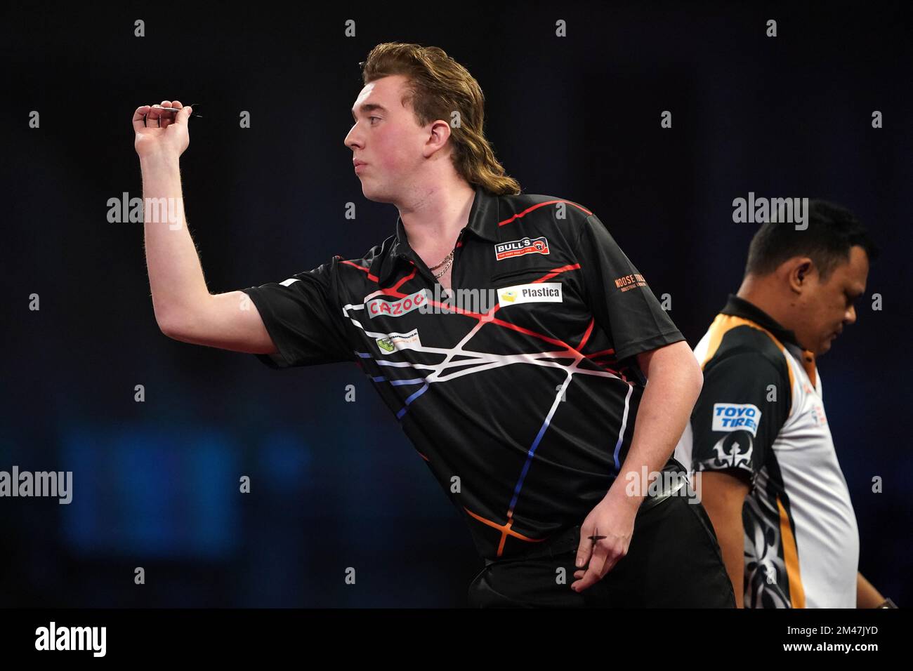 Netherlands' Danny Jansen in action against Philippines' Paolo Nebrida