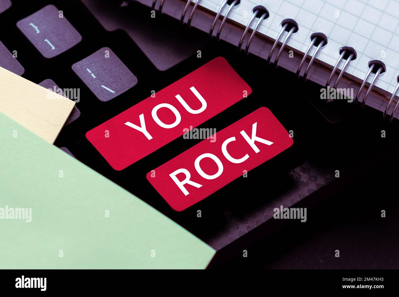 Handwriting text You Rock. Business overview slang phrase of praise or