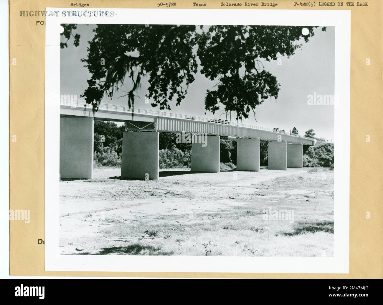Colorado River Bridge. Original caption Texas Project F 488(5