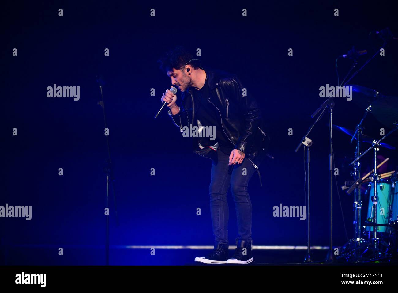 Subsonica (Samuel, Boosta) during Subsonica - La mia generazione Festival,  Porto Antico, Ancona (AN), Italy, 07 Sep 2019 Stock Photo - Alamy