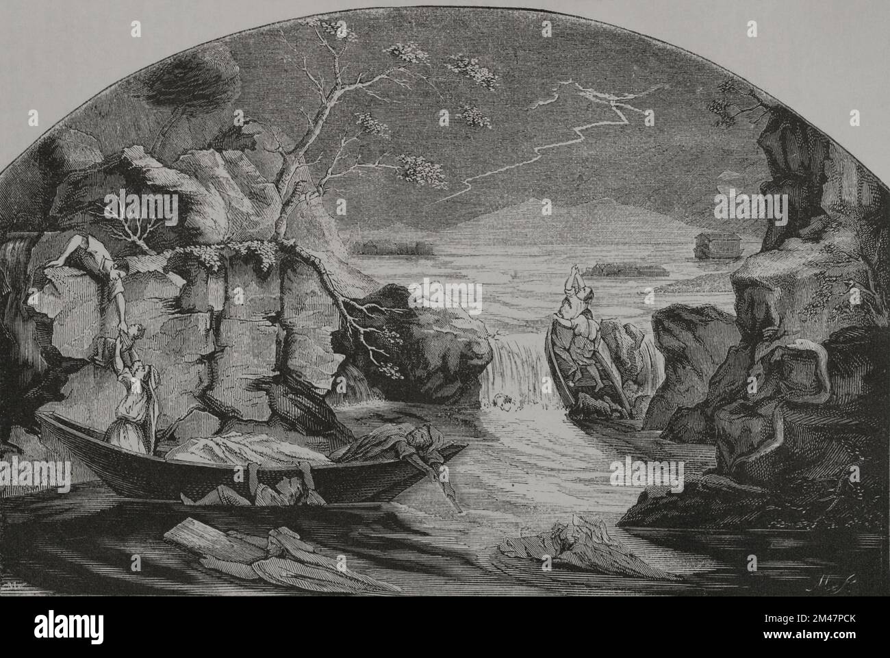 Genesis. Jacob dream that there was a ladder resting on the earth whose  upper end reached as far as the sky and the angels of God went up and down  it. Sacred